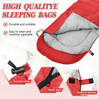 Sleeping Bag for Camping,Sleeping Bags for Adults Backpacking Waterproof,3 Seasons Adult Blanket,Small Packed Ultralight Carry Bag, Soft,Thick and Warm,for Outdoor Camping,Travel,Hiking