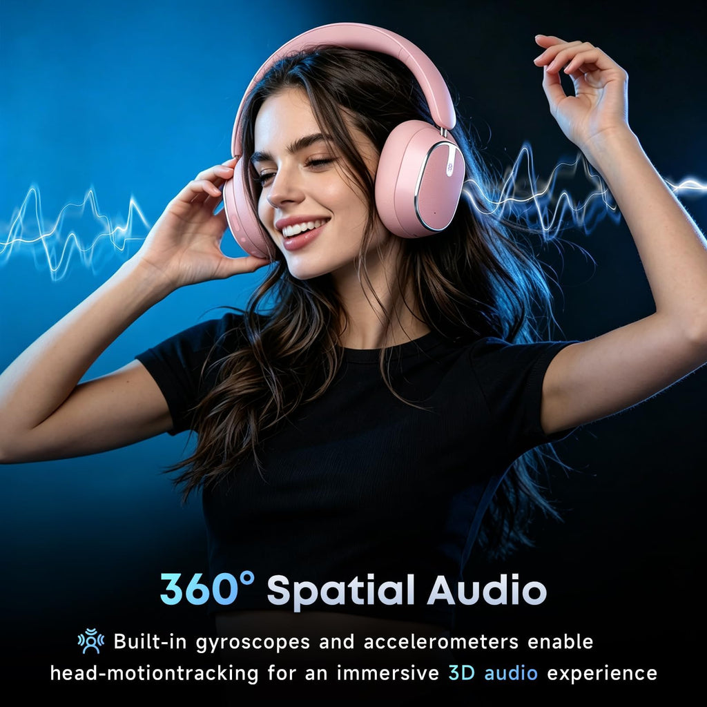 Hybrid Active Noise Cancelling Bluetooth Headphones Wireless Headphones