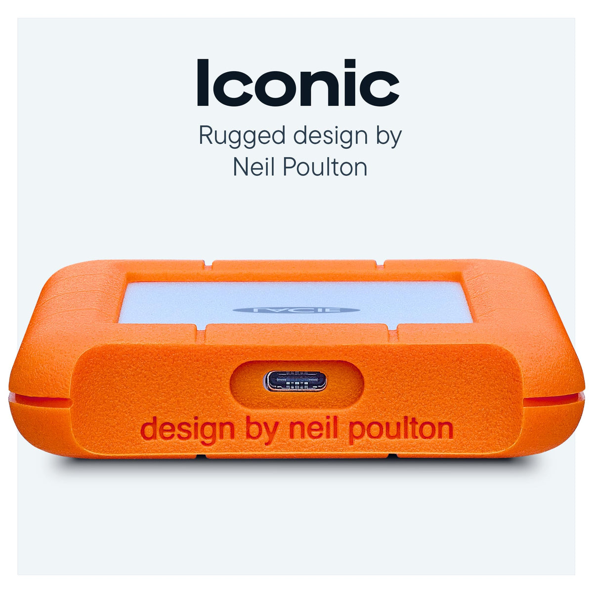 LaCie 5TB Rugged Portable Hard Drive | USB-C (STFR5000800)