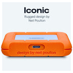 LaCie 5TB Rugged Portable Hard Drive | USB-C (STFR5000800)