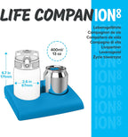 ION8 Lightweight Steel Kids Water Bottle, 400ml/13oz, Blue