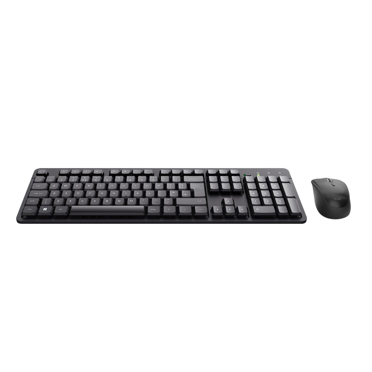 Trust Taro Wired Keyboard and Mouse Set QWERTY UK Layout, Black