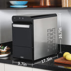 Gevi V2.0 Nugget Ice Maker Countertop,38lbs/Day,Black