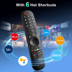 【2-Pack】 for Roku TV Remote,Replacement for TCL,ONN, Hisense Roku TVs