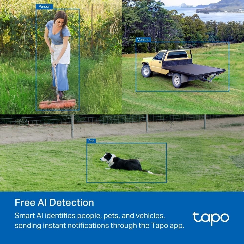 Tapo TC46 4K 8MP Pan/Tilt Outdoor Security Camera CCTV Camera