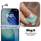 Life360 Tile - Bluetooth Tracker, Keys Finder and Item Locator for Keys, Bags and More. Phone Finder. Both iOS and Android Compatible. 1-Pack (Black)