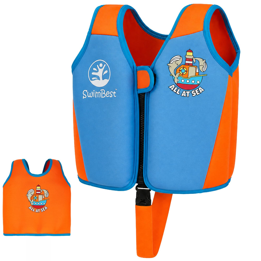 SwimBest Swim Vest - For Baby, Toddler & Kids. Adjustable Buoyancy Swim Jacket, ideal for pools/beaches/holidays & Learning to Swim