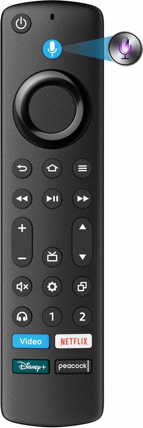 Replacement Remote for Fire TV, Amazon, Toshiba, Insignia Fire TV Remote