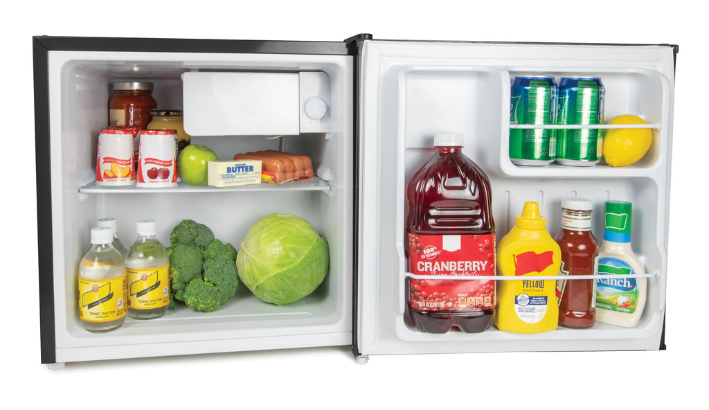 Igloo 2.6 Cu.Ft Mini Fridge with Freezer- Single Door Compact Refrigerator with Glass Shelves for Homes, Dorms & Offices- Keep Snacks, Drinks & Frozen Foods Cool with Temperature Control Fridge- White