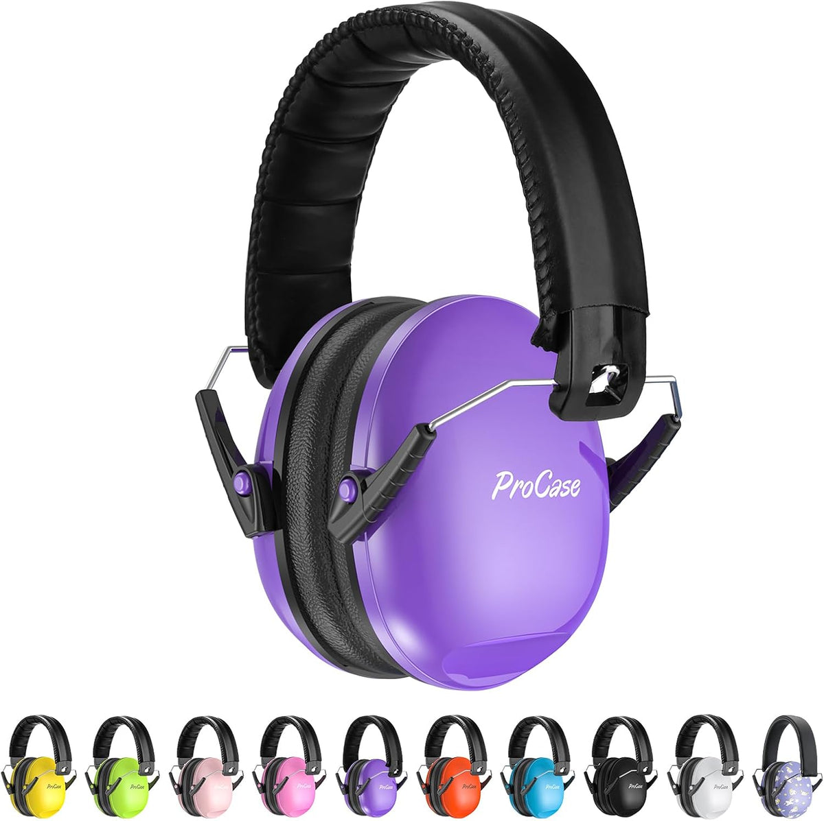 ProCase Ear Defenders for Children/Toddlers 3-16 Years SNR 27dB -Purple