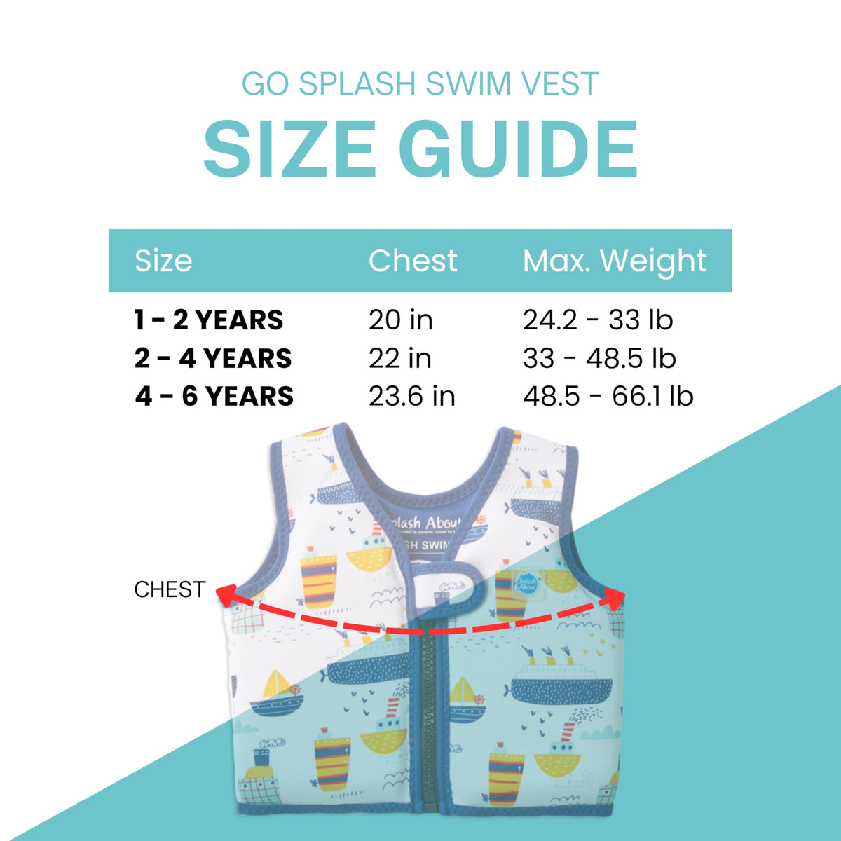 Splash About Go Splash Swim Vest