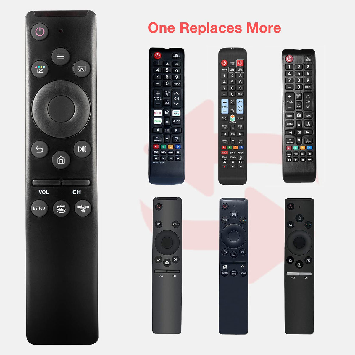 Pack of 2，for Samsung smart TV Remote Replacement