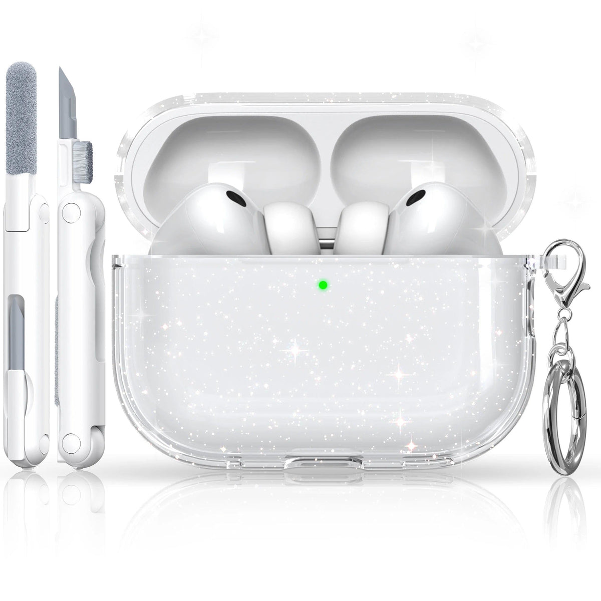 for AirPods 4 Case & AirPods 5 Case with Cleaner Kit,Clear Cover