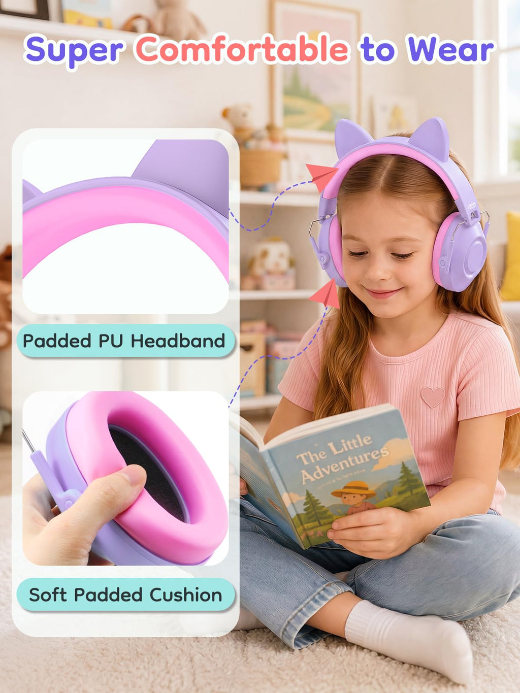 Dr.meter Ear Defenders Children SNR 27.4dB for Autism, Sensory Needs