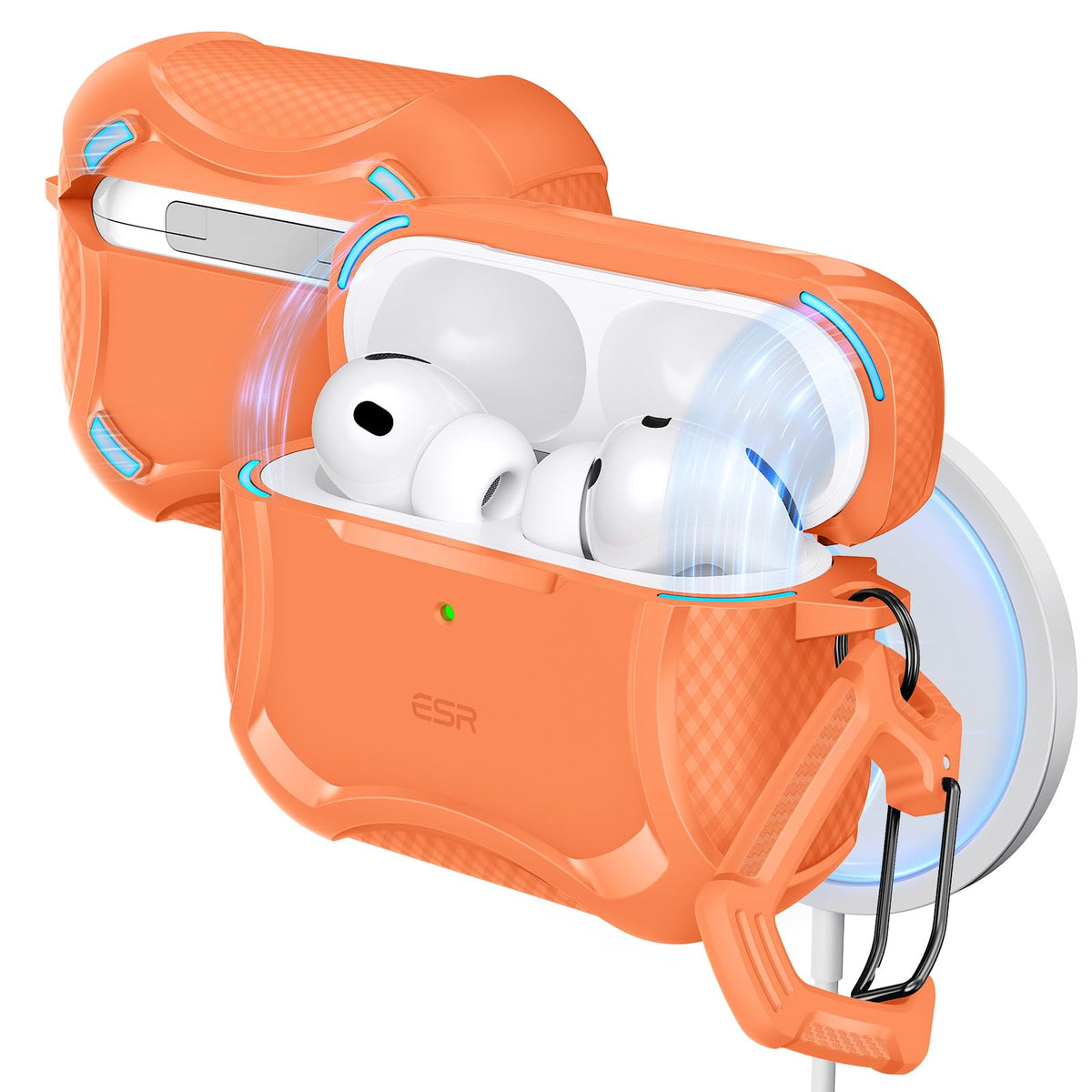 ESR for AirPods Pro 2 Case, Compatible with MagSafe, Navy Blue