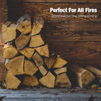 KEPLIN Natural Firelighters - 200 Pack | Eco Friendly Wood Wax Fire Starters | Quick Flame | Safe to Use | Ideal for Stoves, Open Fires, BBQ's & Pizza Ovens