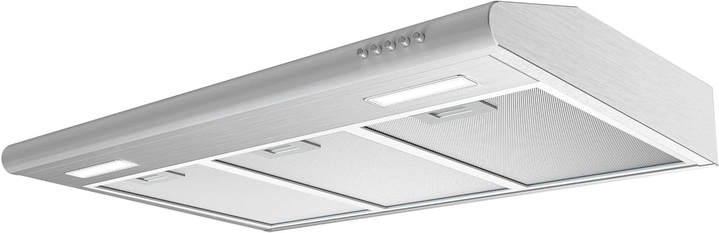 CIARRA Ductless Range Hood 30 inch Under Cabinet Hood Vent for Kitchen Ducted and Ductless Convertible CAS75918A