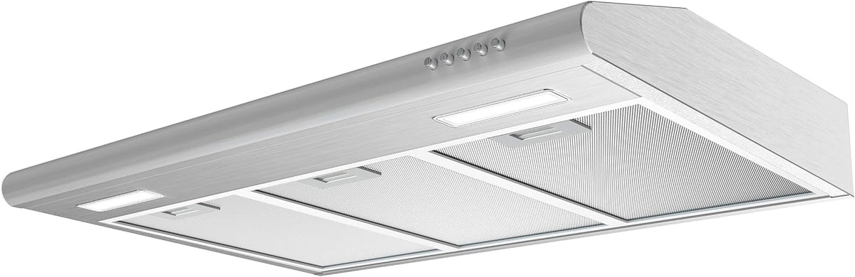CIARRA Ductless Range Hood 30 inch Under Cabinet Hood Vent for Kitchen Ducted and Ductless Convertible CAS75918A