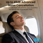 TOZO NC9 Hybrid Active Noise Cancelling Wireless Earbuds, 60H, LED Display