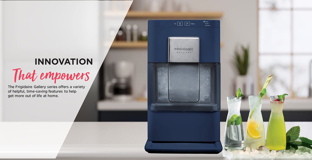 Frigidaire, 26 lb per day, Countertop Bullet Ice Maker, Stainless Steel
