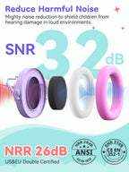 Dr.meter Ear Defenders Children SNR 27.4dB for Autism, Sensory Needs