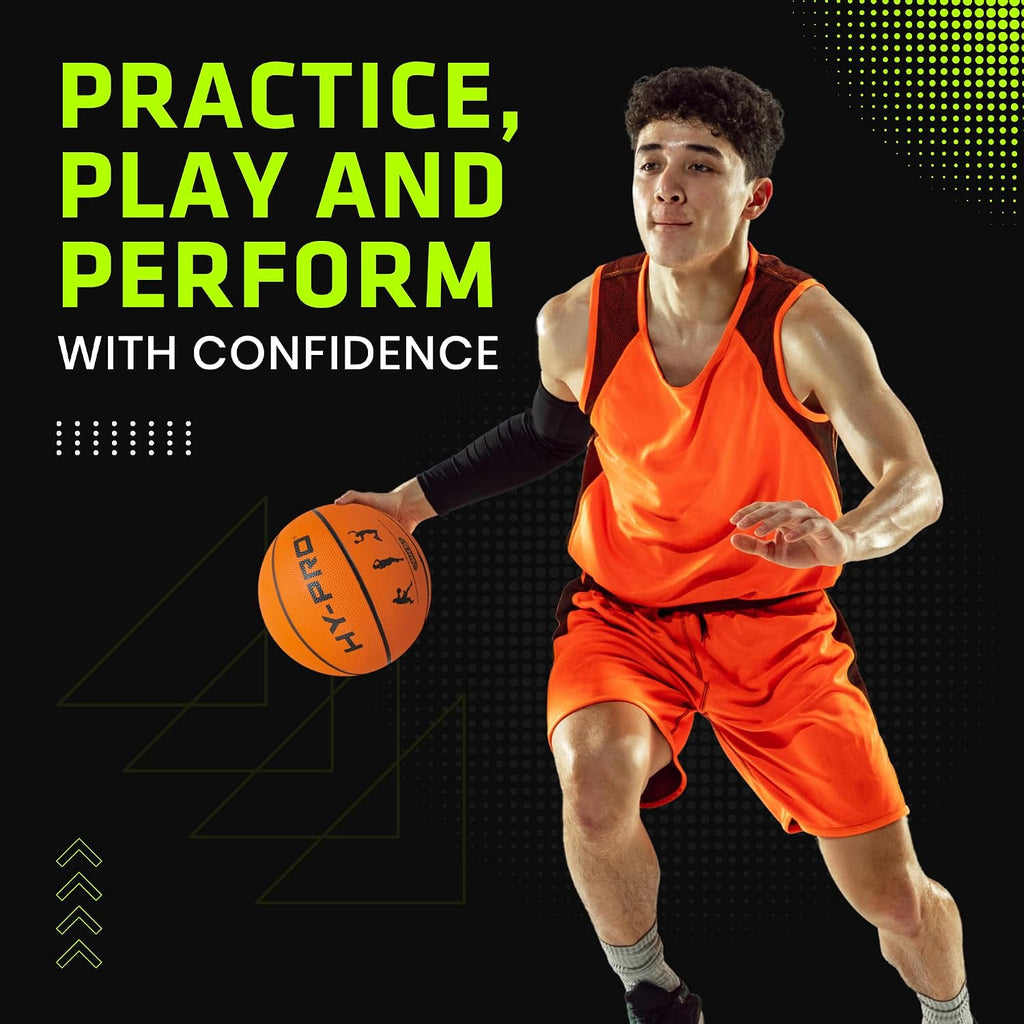 Hy-Pro Basketball Size 5 - Basketball Ball with Durable Rubber Compound