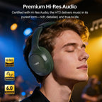 TOZO HT3 Hybrid Noise Cancelling Wireless Headphones, 90H Over Ear Headset