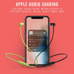 Beats Flex Wireless Earbuds - Apple W1 Headphone Chip, Magnetic Earphones, Class 1 Bluetooth, 12 Hours of Listening Time, Built-in Microphone - Yuzu Yellow
