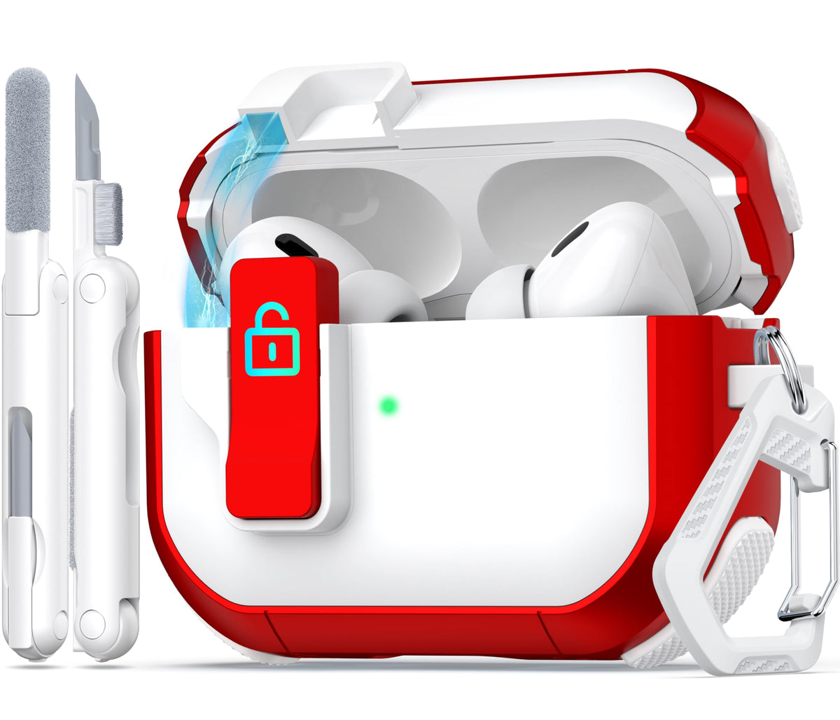 for AirPods 4 Case & AirPods 5 Case with Cleaner Kit,Clear Cover