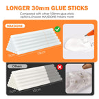 Mini Hot Glue Gun Kit 50W: Mini Glue Gun Fireproof Upgraded Version