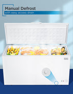 BLACK+DECKER 2.0 Cu. Ft. Compact Chest Freezer, BCFK206, White