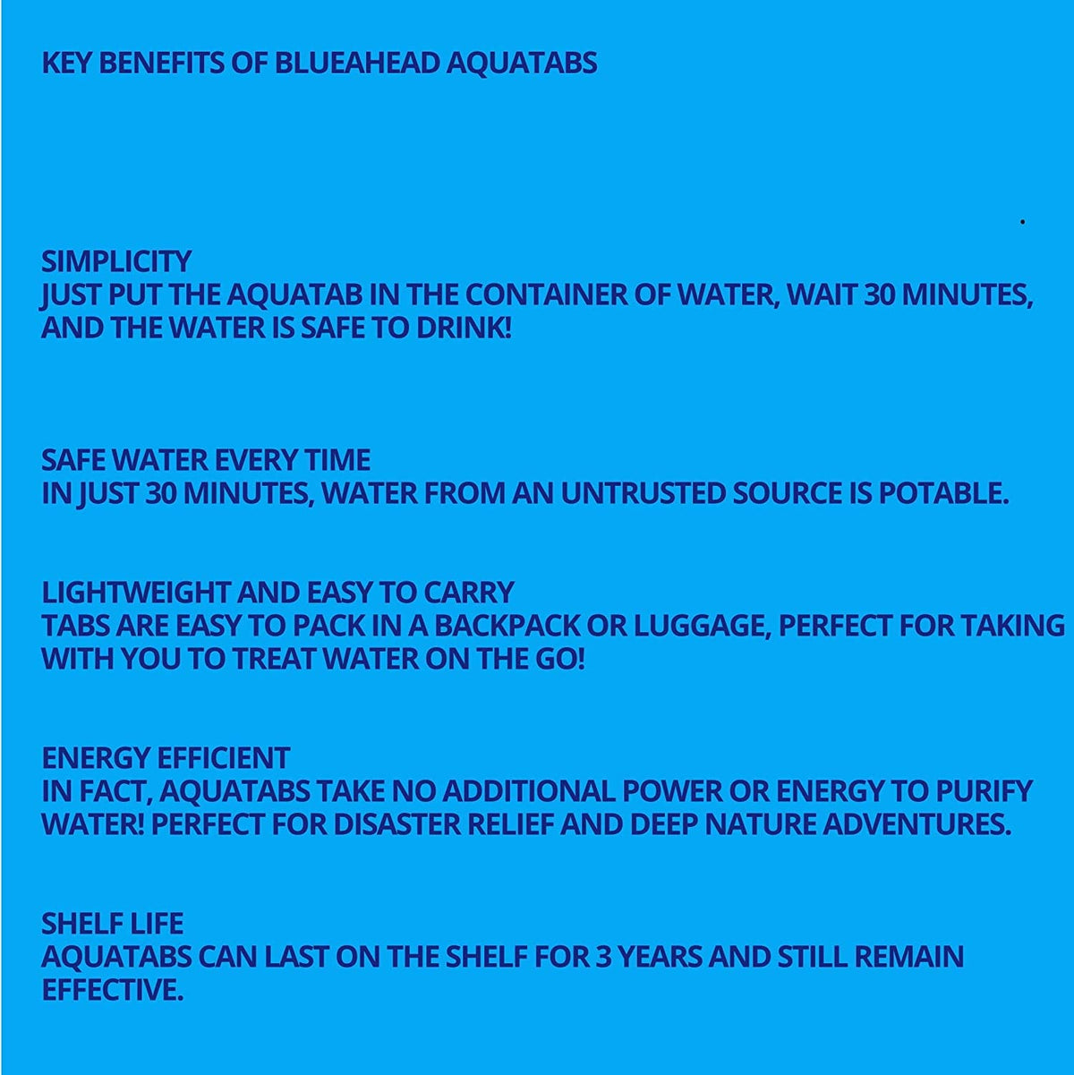 Water Purification Tablets 8.5mg x 100 – Water Treatment Tablets for Drinking Water – Water Purifier Tablets for Camping, Hiking, Travel, Survival & Emergency Prep – Each Tablet Treats 1–2 Litres