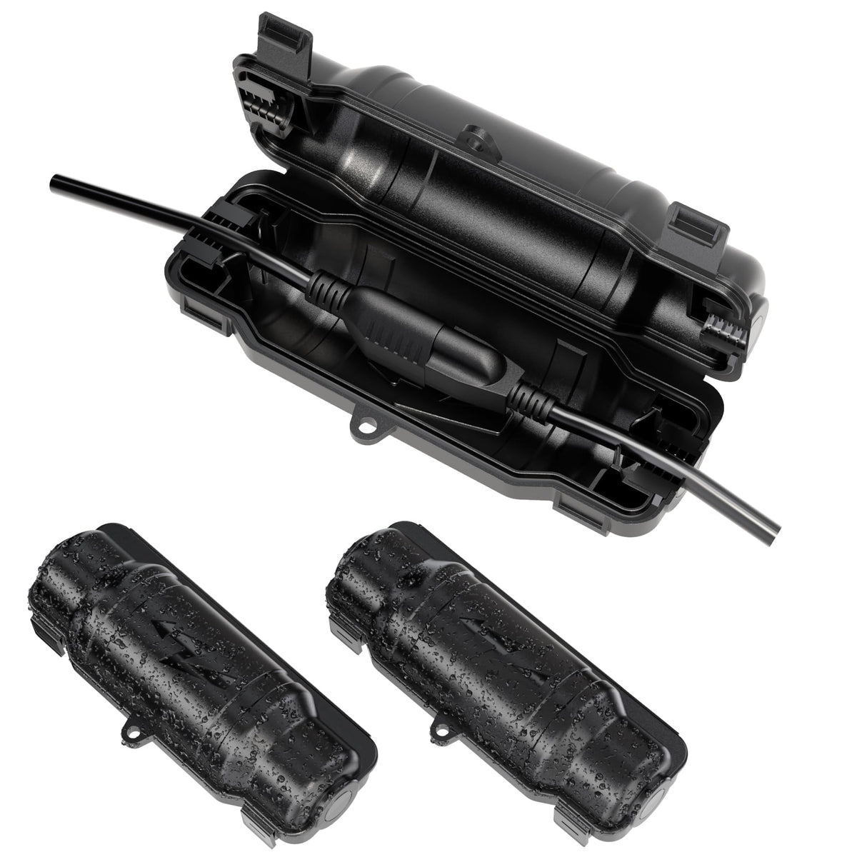 Outdoor Extension Cord Safety Cover, Black