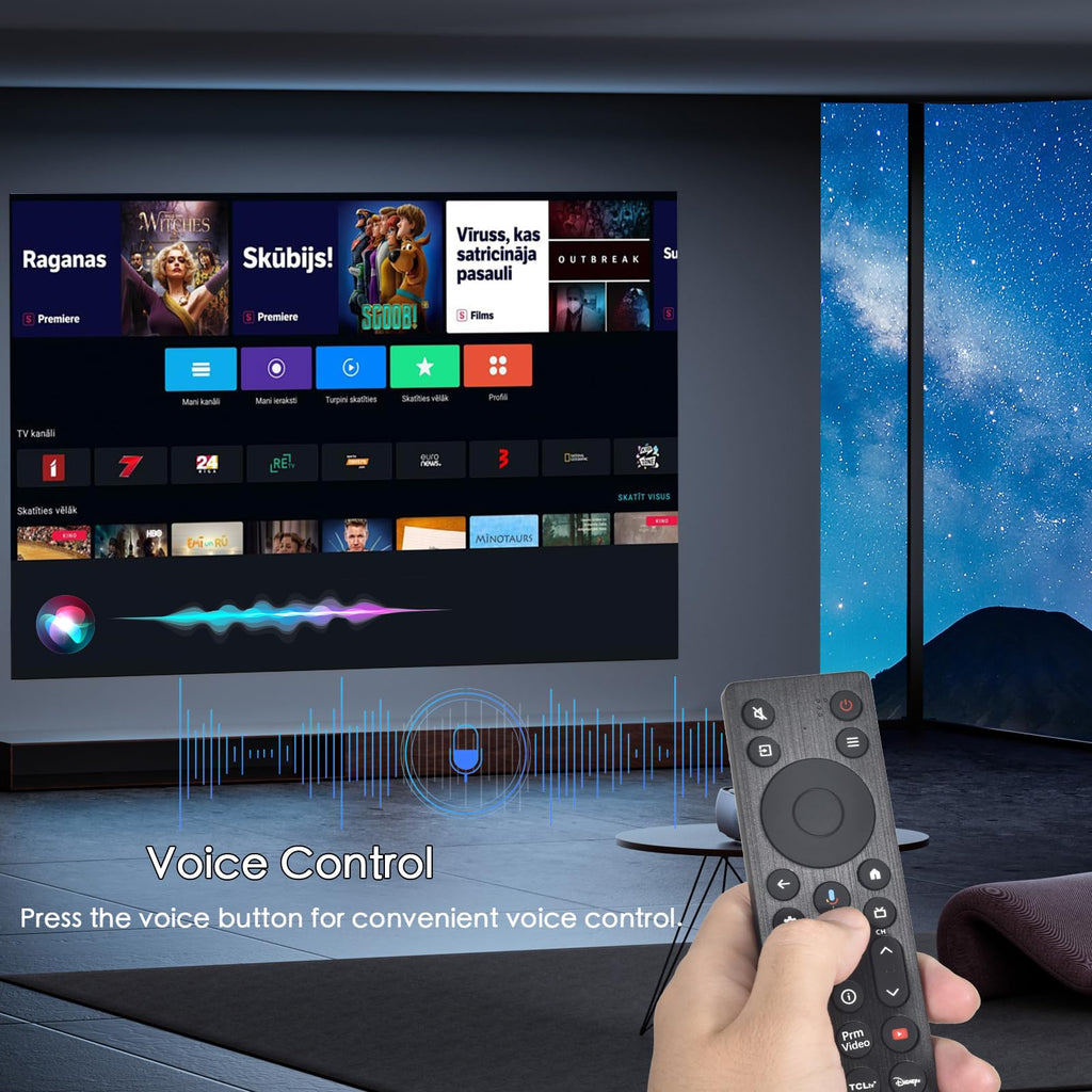 Replacement for Hisense Smart Google TV Voice Remote Control