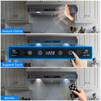 AMZCHEF 30" Under Cabinet Range Hood, 750CFM Stainless Steel Vent Hood