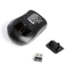 Amazon Basics Wireless Mouse for Laptop, 2.4GHz with USB Nano Receiver – Black