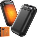 Hand Warmers, 2 Pack Magnetic Electric Handwarmer, 6000mAh USB Hand Warmers Rechargeable, 4 Heat Settings, LED Digital Display, Suitable for Outdoor Indoor - Hunt, Camp, Golf or Gift Giving