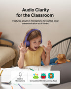 Belkin SoundForm Mini Kids Headphones, Wireless & Wired, 30H Playtime, Case