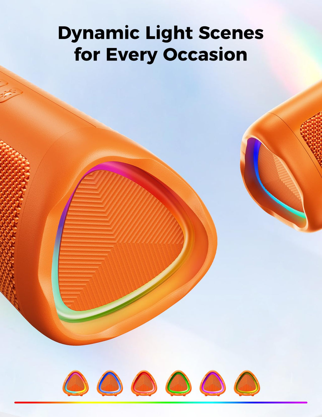 Bluetooth Speaker, 20W HD Sound, Portable Wireless, IPX5 Waterproof, Up to 24H Playtime, TWS Pairing, for Home/Party/Outdoor/Camping/Beach Essentials, Electronic Gadgets, Birthday Gift (Teal)