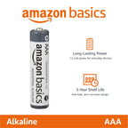Amazon Basics 200-Pack AAA Alkaline Industrial Batteries, 1.5 Volt, 5-Year Shelf Life