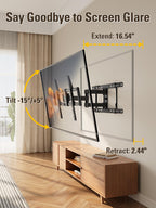 Mounting Dream Full Motion TV Wall Mount for 32-70 Inch TVs up to 110lbs
