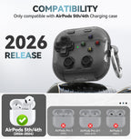 for AirPods Pro 3 Case Cover 2025 with Safety Lock-Clear White