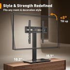Perlegear Universal Swivel TV Stand Base for 32–70 inch TVs to 99lbs