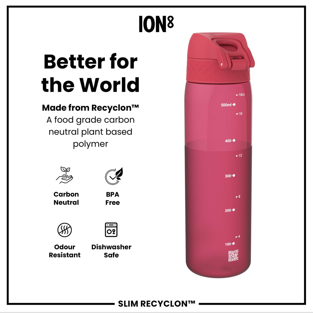 ION8 Leak Proof Water Bottle, 500ml (18oz), Fighter Jets