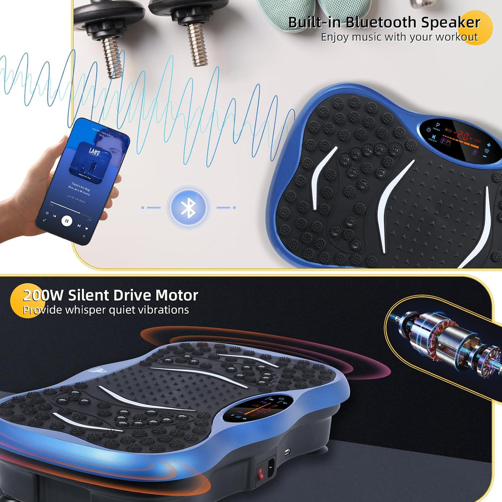 EVOLAND Vibration Plate Exercise Machine, Fitness Vibration Trainer