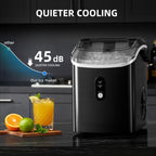 Antarctic Star Nugget Ice Maker Countertop with Soft Chewable Ice