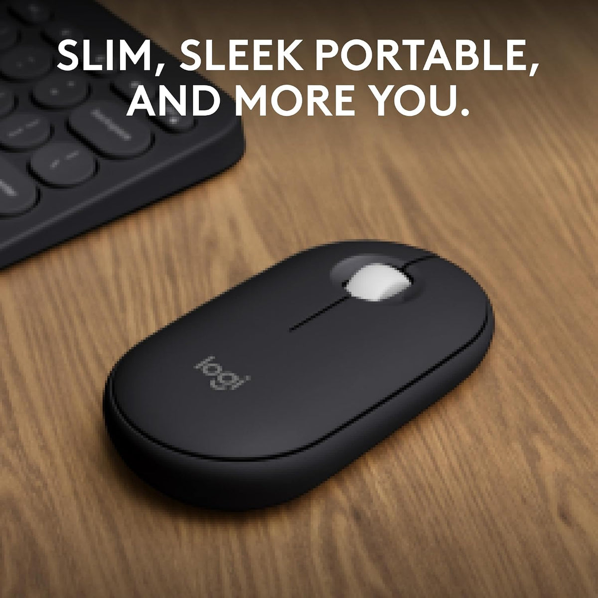 Logitech M350s Pebble 2 Bluetooth Wireless Mouse - Black