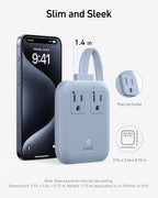 Anker Travel Power Strip, Anker Nano 67W Max 6-in-1 USB C Charger, 2 USB C