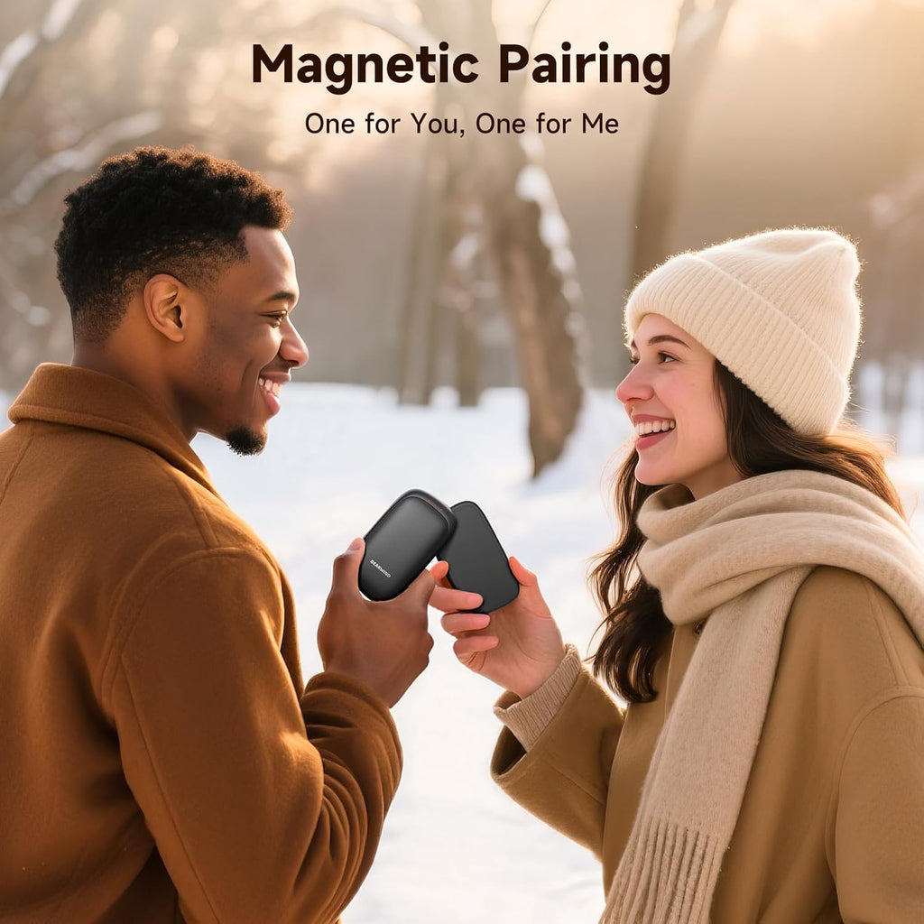 Electric Hand Warmers Rechargeable, 2 Pack Magnetic Design