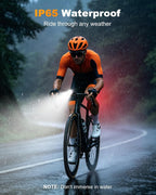 Mohard 1200LM Bike Lights with 2 Super Bright LED, 2600mAh USB Rechargeable